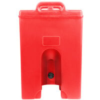 Cambro 1000LCDPL158 Camtainer 11.75 Gallon Hot Red Insulated Soup Carrier