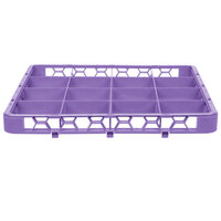 Carlisle RE16C89 OptiClean 16 Compartment Lavender Color-Coded Glass Rack Extender