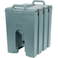Cambro 100LCDPL401 Camtainer 1.5 Gallon Slate Blue Insulated Soup Carrier