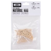 Weston 19-0301-W Natural Hog Casings - Makes 15-20 lb.