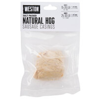 Weston 19-0302-W Natural Hog Casings - Makes 25-30 lb.