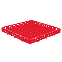 Carlisle RE49C05 OptiClean 49 Compartment Red Color-Coded Glass Rack Extender