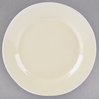 10 Strawberry Street RCR0002 Royal Cream 9 1/8 inch Porcelain Luncheon Plate - 24/Case