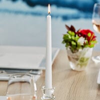 Will & Baumer 10 inch White Taper Candle - 12/Pack
