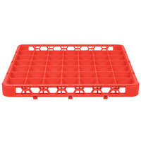 Carlisle RE49C24 OptiClean 49 Compartment Orange Color-Coded Glass Rack Extender