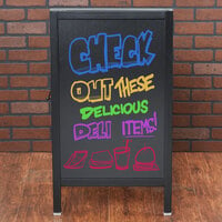Large A-Frame Chalkboard Blackboard Wedding Party Cafe Menu Sign Board 39.5"x20" 