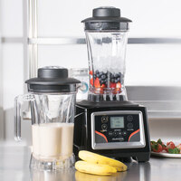 AvaMix BX2100E2J 3 1/2 hp Commercial Blender with Touchpad Control, Timer, Adjustable Speed, and Two 64 oz. Tritan Containers