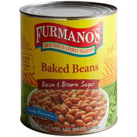Furmano's #10 Can Baked Beans - 6/Case