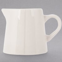 World Tableware FH-522 Farmhouse 3 oz. Ivory (American White) Porcelain Creamer - 36/Case