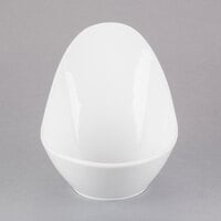 World Tableware BW-6709 Chef's Selection II 27 oz. Ultra Bright White Porcelain Riviera Bowl - 12/Case