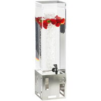 Cal-Mil 1602-3-55 3 Gallon Stainless Steel Beverage Dispenser with Ice Chamber