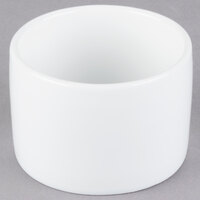 World Tableware BW-019 Chef's Selection II 5.5 oz. Ultra Bright White Porcelain Canne Bowl - 36/Case
