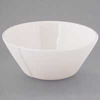 World Tableware FH-524 Farmhouse 30 oz. Round Ivory (American White) Porcelain Serving Bowl - 12/Case