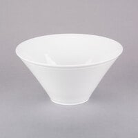 World Tableware BW-5108 Chef's Selection II 45 oz. Ultra Bright White Porcelain Normandy Bowl - 12/Case