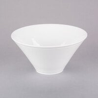 Libbey BW-5108 Chef's Selection II 45 oz. Ultra Bright White Porcelain Normandy Bowl - 12/Case