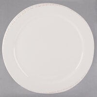 World Tableware FH-602 Farmhouse 9 inch Round Ivory (American White) Medium Rim Porcelain Plate - 12/Case