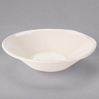 World Tableware FH-513 Farmhouse 12 oz. Round Ivory (American White) Porcelain Grapefruit Bowl - 36/Case