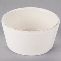 World Tableware FH-530 Farmhouse 2.5 oz. Round Ivory (American White) Porcelain Sauce Bowl - 36/Case
