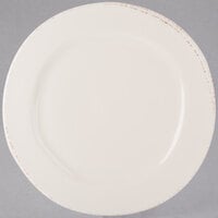 World Tableware FH-604 Farmhouse 12 inch Round Ivory (American White) Medium Rim Porcelain Plate - 12/Case