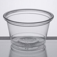 Choice 0.75 oz. Clear Plastic Souffle Cup / Portion Cup - 2500/Case
