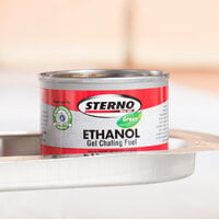 Sterno 20106 45 Minute Ethanol Gel Chafing Dish Fuel Canister - 6/Pack