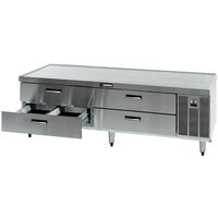 Delfield F2980P 80" 4 Drawer Refrigerated Chef Base