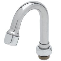 T&S 131X Swivel Gooseneck Faucet Nozzle - 4 3/4 inch High with 2 15/16 inch Spread
