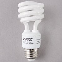 Satco S7217 13 Watt (60 Watt Equivalent) Warm White Mini Spiral Compact Fluorescent Light Bulb - 120V (T2)