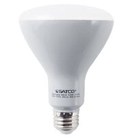Satco S9621 9.5 Watt (65 Watt Equivalent) Frosted Warm White LED Flood Lamp Reflector Light Bulb - 120V (BR30)