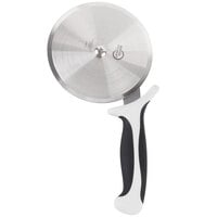 Mercer Culinary M18615WH Millennia® 5 inch High Carbon Steel Pizza Cutter with White Handle