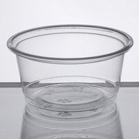 Choice 2 oz. Clear Plastic Souffle Cup / Portion Cup - 2500/Case