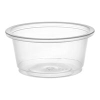 Choice Clear Plastic Souffle Cup / Portion Cup - 2 oz. - 2,500/Case