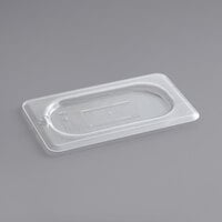 Cambro 90CWC135 Camwear 1/9 Size Clear Polycarbonate Flat Lid