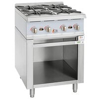 Cooking Performance Group S24-N Natural Gas 4 Burner 24 Range