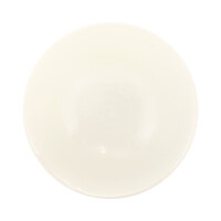Elite Global Solutions D1010RR-AWCH Durango 1.72 Qt. Antique White & Chocolate Round Two-Tone Melamine Bowl - 6/Case