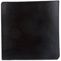 Tablecraft BAMDSBK2 2 1/2 inch x 2 1/2 inch Black Bamboo Disposable Square Dish - 48/Pack