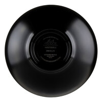 Elite Global Solutions JW452T 12 oz. Karma Black and Red Round Two-Tone Melamine Bowl - 6/Case