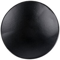 Tablecraft BAMDRBK2 2 1/2 inch Black Bamboo Disposable Round Dish - 48/Pack