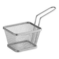 Clipper Mill by GET 4-81860 4" x 3 1/4" x 2 1/4" Stainless Steel Single Serving Fry Basket
