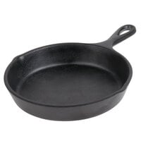 Elite Global Solutions MFP6 Illogical 6" Black Faux Cast Iron Fry Pan