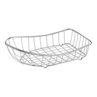 Clipper Mill by GET 4-80007 Stainless Steel Boat Basket - 9 1/2" x 5" x 2 1/2"