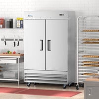 Avantco A-49F-HC 54 inch Solid Door Reach-In Freezer