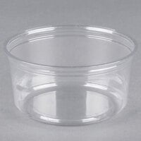 Fabri-Kal Alur 12 oz. Recycled Clear PET Plastic Round Deli Container - 50/Pack