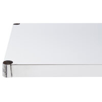Regency 18" x 60" NSF Stainless Steel Solid Shelf