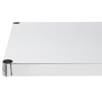 Regency 18" x 36" NSF Stainless Steel Solid Shelf