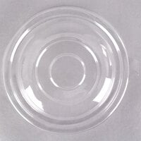 Fineline 5024-L Super Bowl Clear PET Plastic Dome Lid for 24 oz. Bowls - 100/Case
