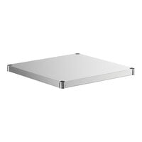 Regency Spec Line 24" x 24" NSF Stainless Steel Solid Shelf