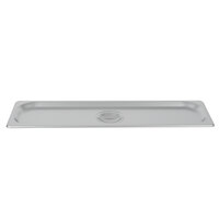 Choice 1/2 Size Long Standard Weight Solid Stainless Steel Steam Table / Hotel Pan Cover