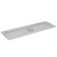 Choice 1/2 Size Long Standard Weight Solid Stainless Steel Steam Table / Hotel Pan Cover