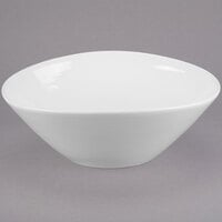 Syracuse China 905356136 Slenda Perpetua 70 oz. Round Royal Rideau White Porcelain Bowl - 12/Case